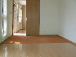 床暖房用のたたみ　カラー琉球畳・へりなし畳